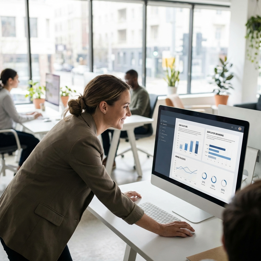 AI technology enhancing recruitment and employer branding