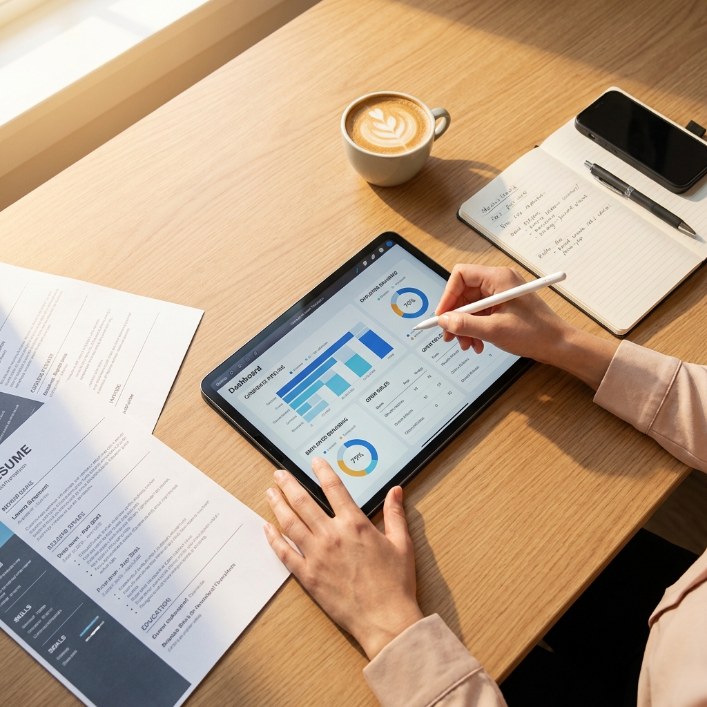 Recruitment team discussing employer branding strategies