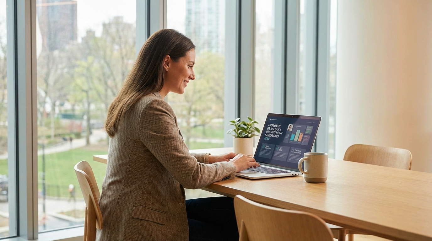 Employer branding concept illustrating recruitment success