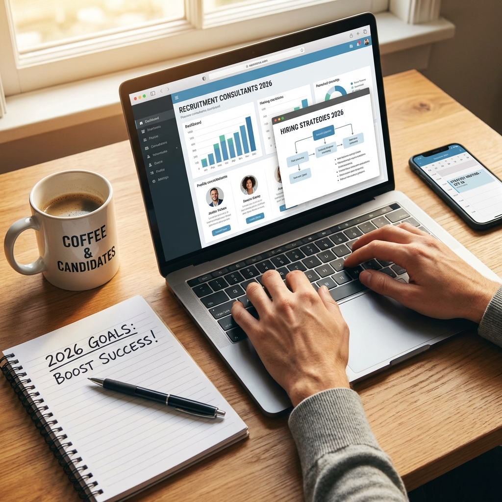 Hiring managers collaborating with recruitment consultants on strategy