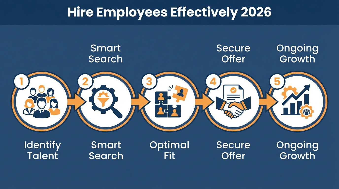 Recruitment benchmarking and hiring checklist