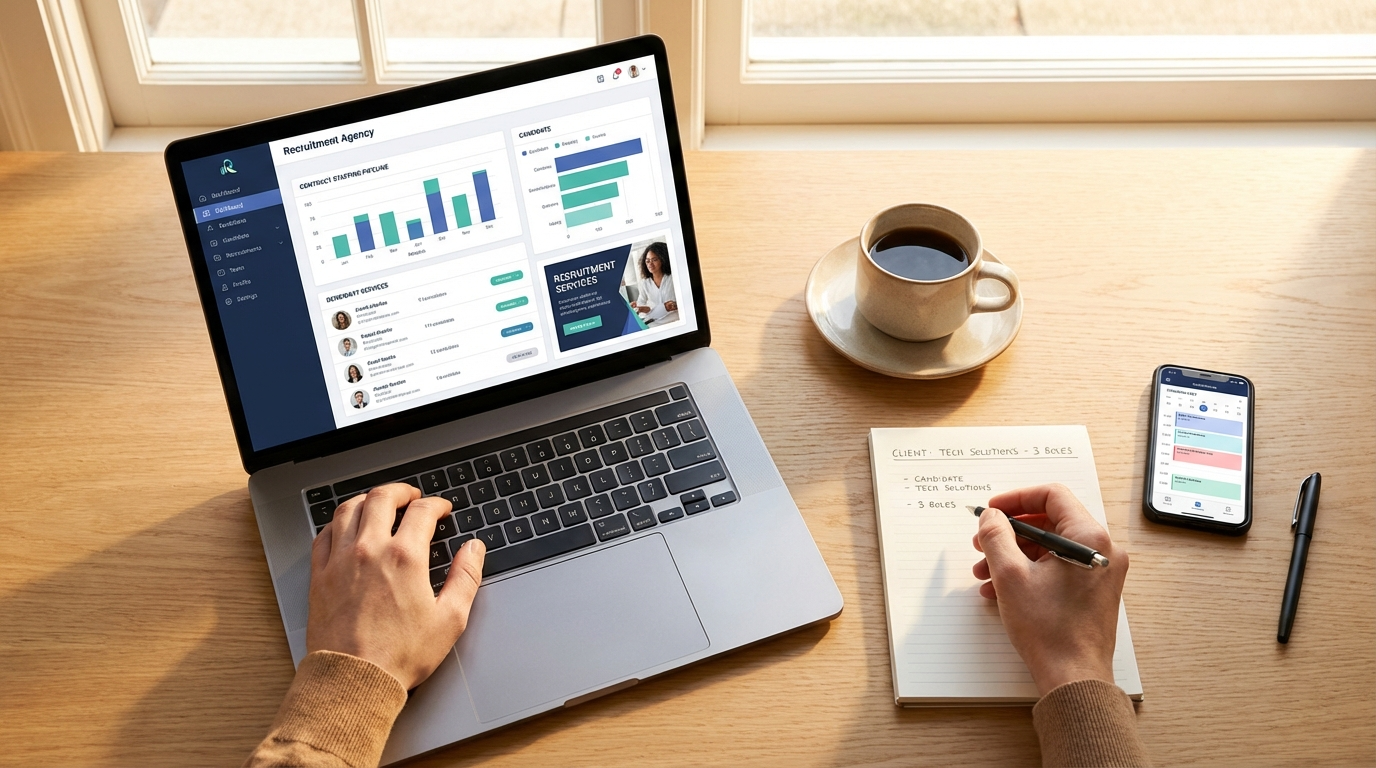 Team discussing the benefits of agile hiring through contract staffing