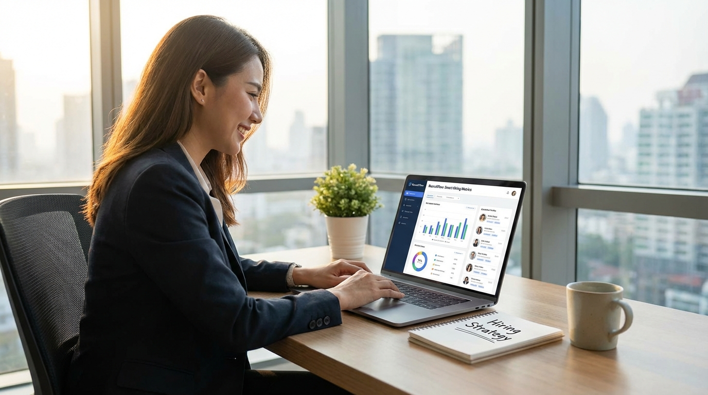 Recruitment staffing expert working with HR professionals and recruiters