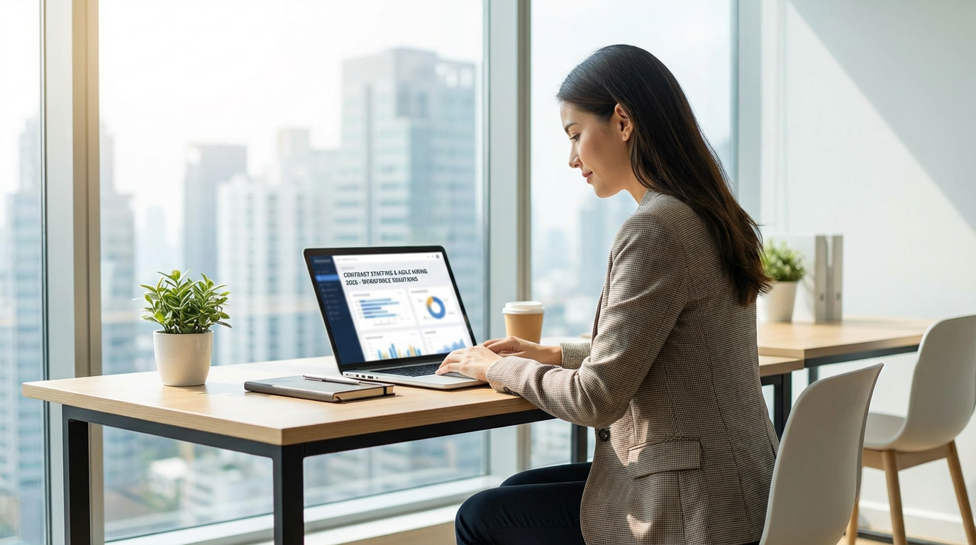 Contract staffing workforce solutions in action