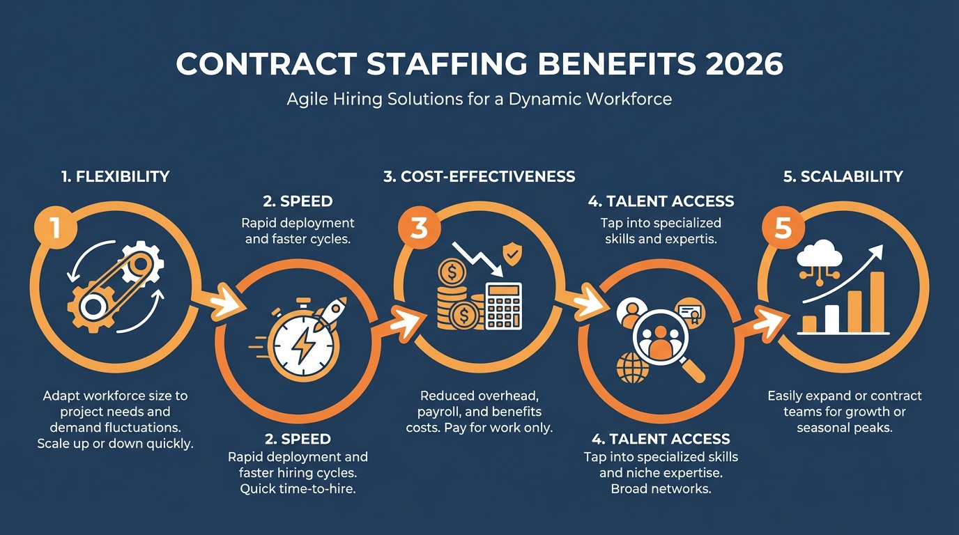 Checklist for agile hiring best practices with contract staffing