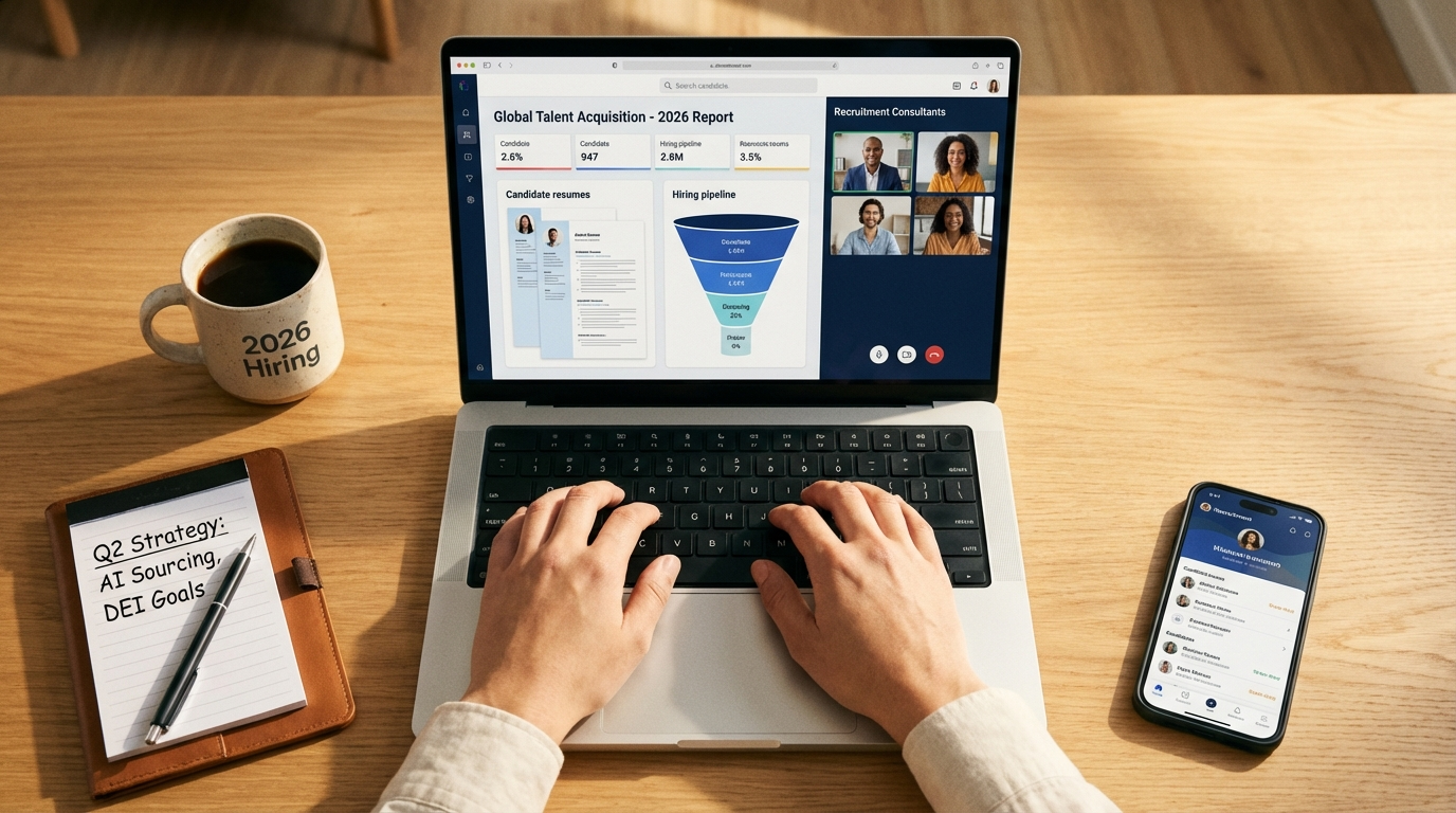Recruitment consultants optimizing hiring strategies in 2026