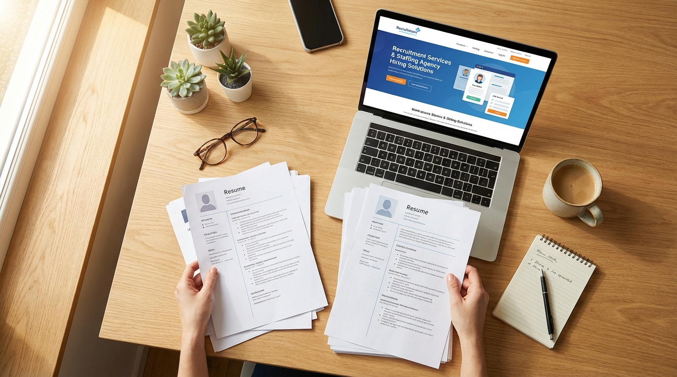 Specialized recruitment services offered by staffing agencies