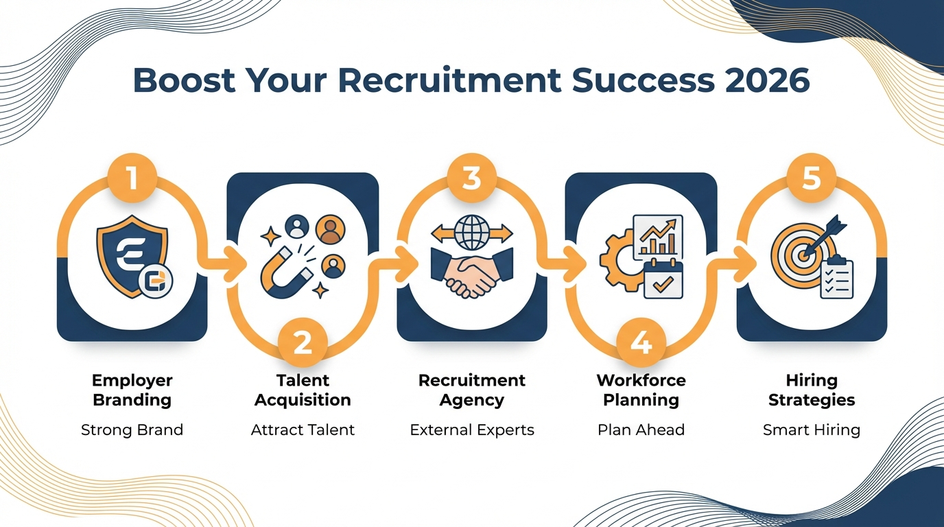 Checklist of key steps for employer branding success in recruitment