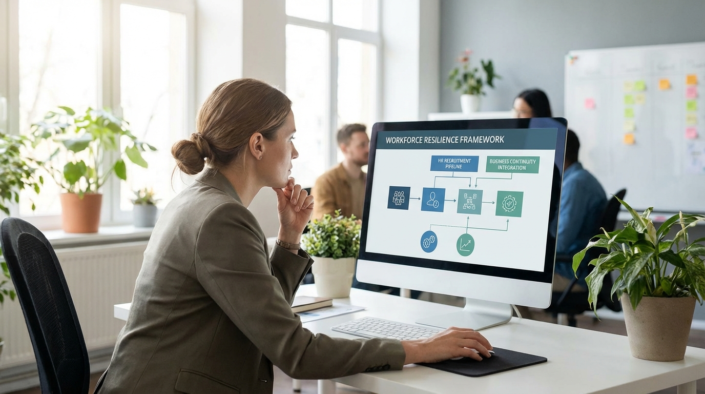 Workforce resilience strategies supporting recruitment and staffing