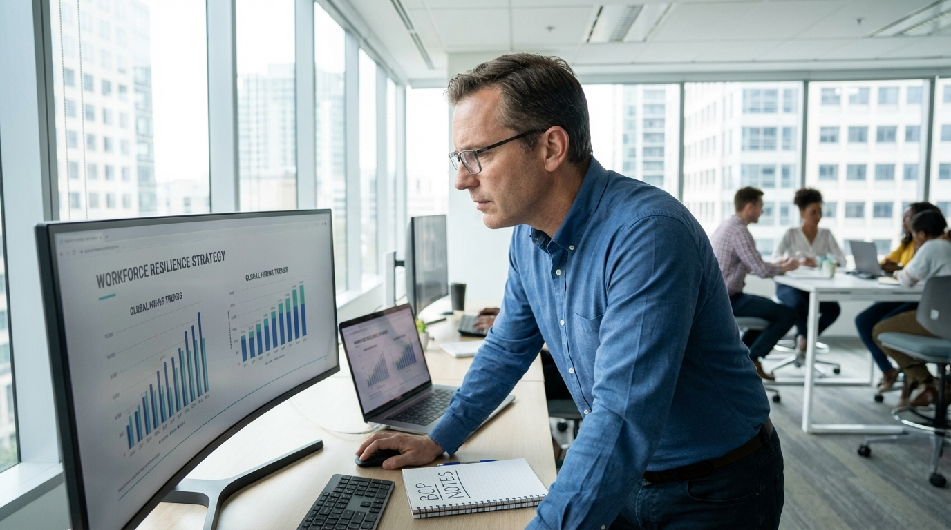 Business continuity planning ensures workforce resilience in recruitment and staffing