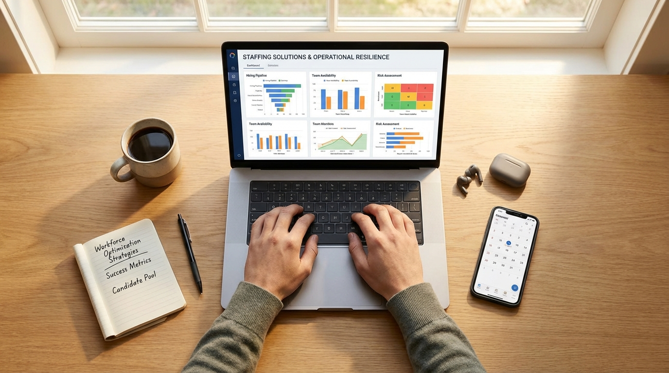Resilience framework pillars supporting workforce stability