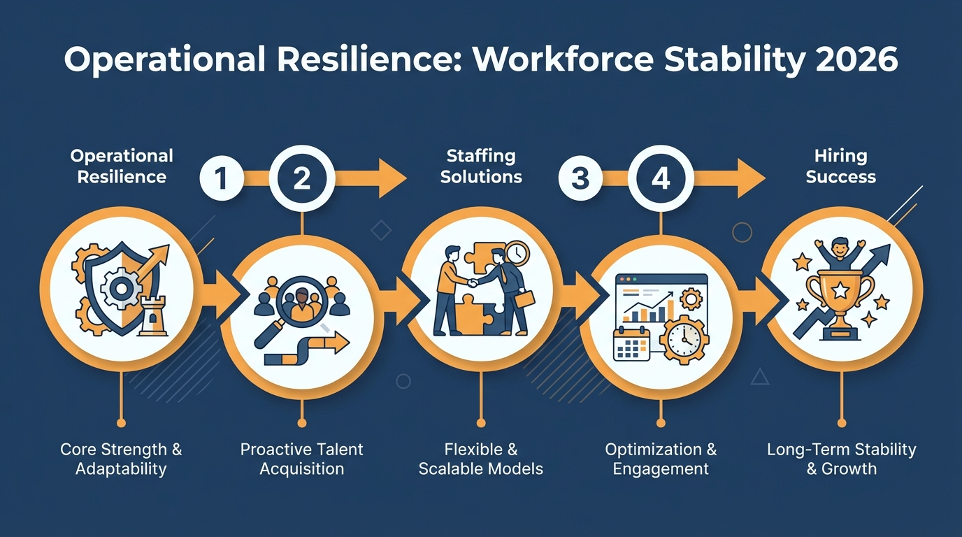 Checklist of operational resilience actions to ensure workforce stability