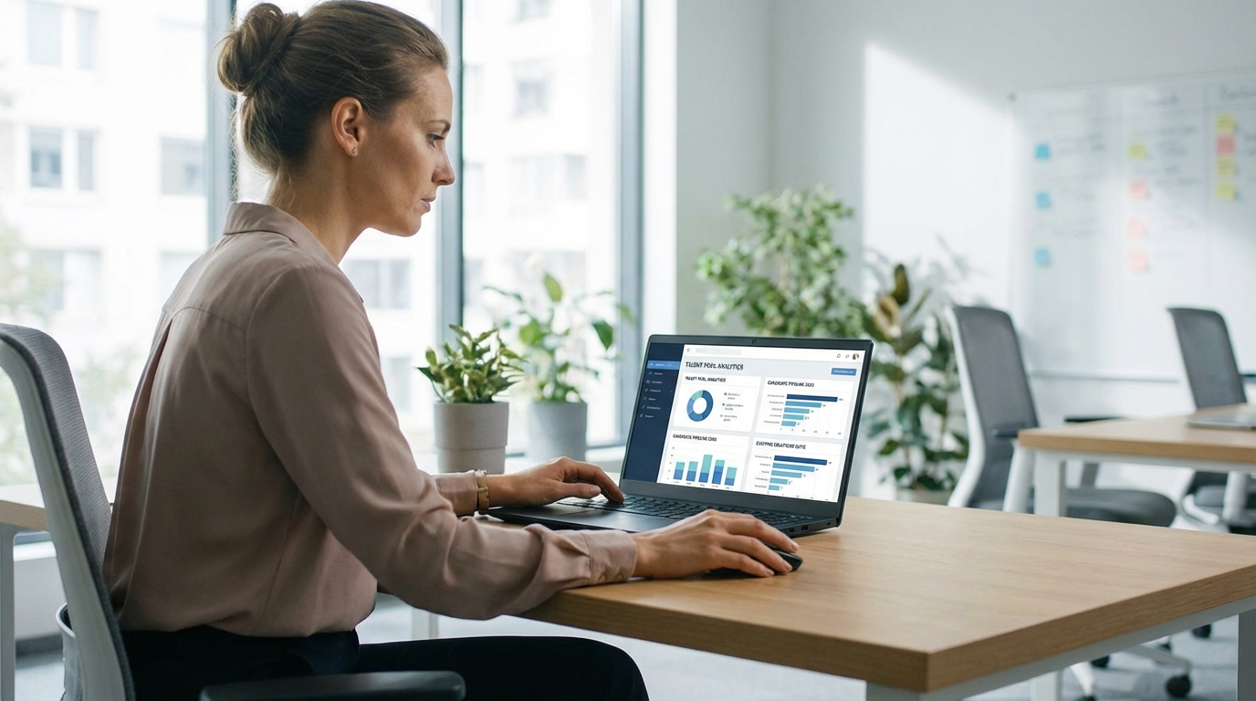 Hiring trends and advanced recruitment technology in 2026 demonstrated by futuristic visuals